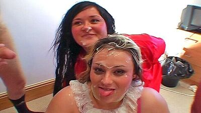 Fat British greedy girls real amateur bukkake party - pornapp.online