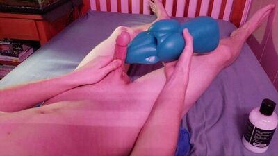 Twink fucks Bad Dragon Nix stroker - pornapp.online